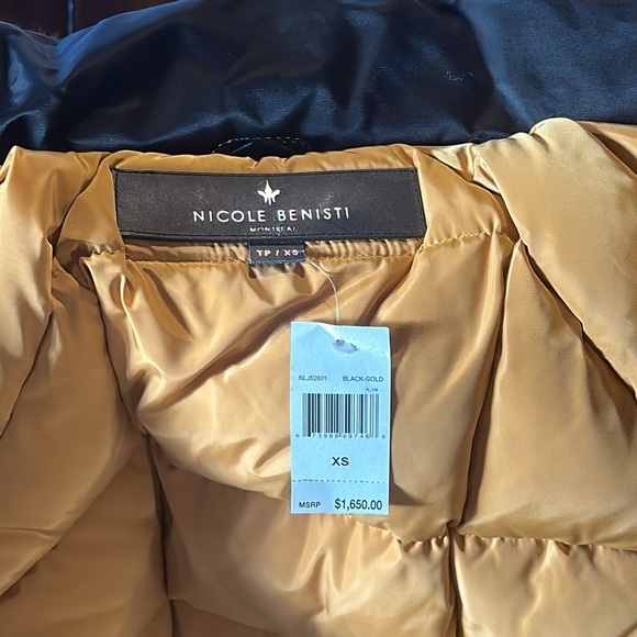 XS Nicole Benisti Chelsea Fur-Lined Hooded Down Jacket (too smalll -reposhed) - Picture 14 of 16